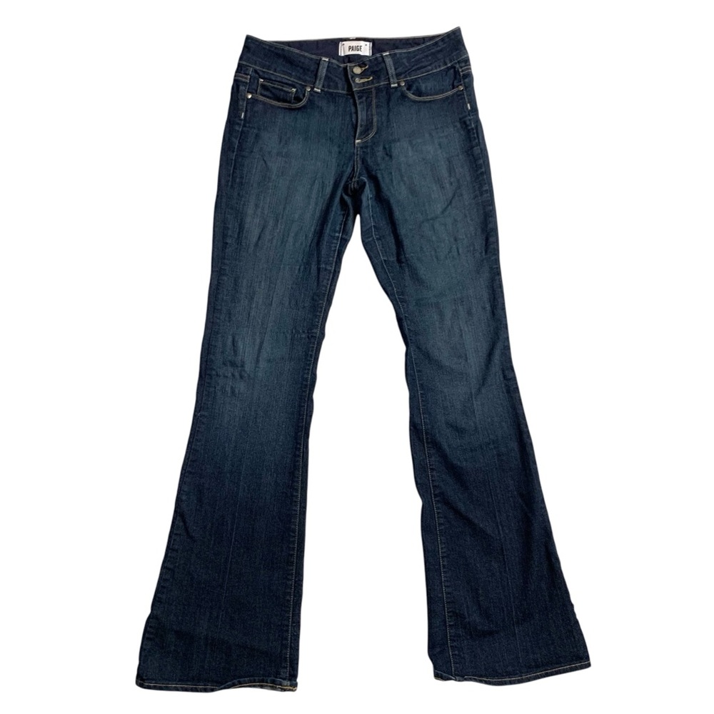 Paige Hidden Hills Bootcut Women’s Jeans Dark Wash Stretch Denim